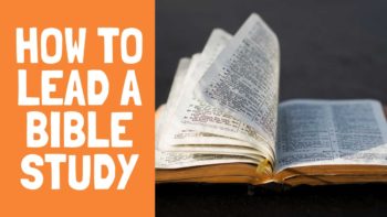 How to Lead A Bible Study